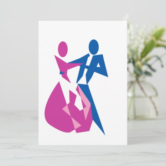 Uitnodiging tot bal (Staand voorkant)