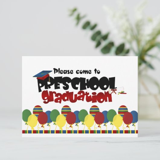 Uitnodiging tot bekendmaking van Afstuderen op voo (Staand voorkant)