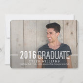 Uitnodiging tot bekendmaking van Afstuderen zonder (Voorkant)