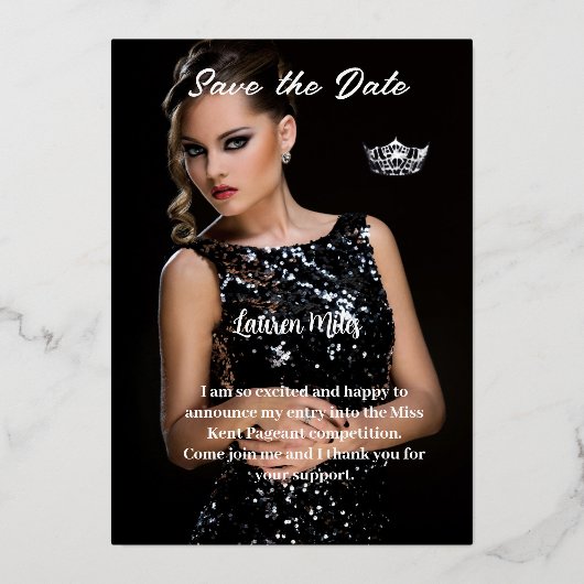 uitnodiging tot bekendmaking van de folie (Voorkant)