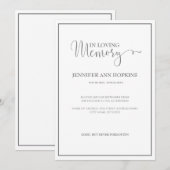 Uitnodiging tot bekendmaking van de Klassieke Memo (Voorkant / Achterkant)