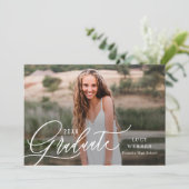 Uitnodiging tot bekendmaking van finely Penned Afs (Staand voorkant)