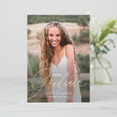 Uitnodiging tot bekendmaking van finely Penned Afs (Staand voorkant)