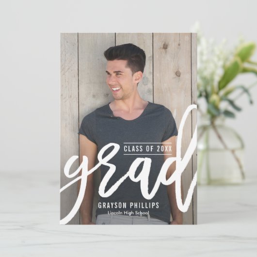 Uitnodiging tot bekendmaking van geborsteld Afstud (Staand voorkant)