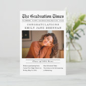 Uitnodiging tot bekendmaking van het oude dagblad  (Staand voorkant)