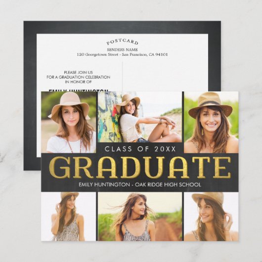 Uitnodiging tot bekendmaking van toekomstige Afstu Briefkaart (Voorkant / Achterkant)