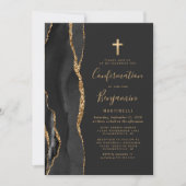 Uitnodiging tot bevestiging van Black Agate Gold (Voorkant)