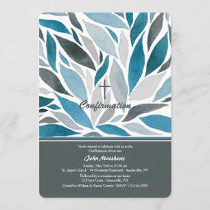 Uitnodiging tot bevestiging van Golf Blue