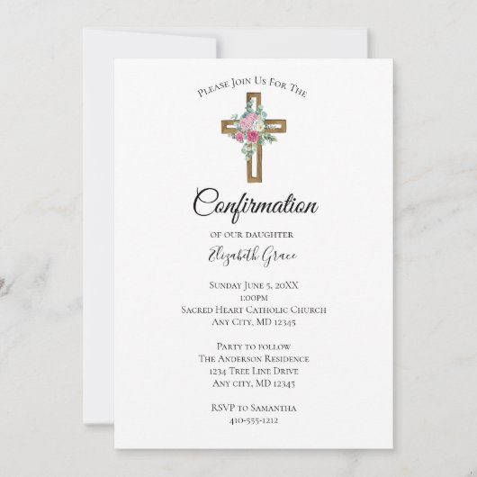 Uitnodiging tot bevestiging van houten dwarsbloeme (Voorkant)