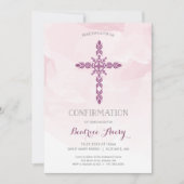 Uitnodiging tot bevestiging van meisjes, crossprom (Voorkant)