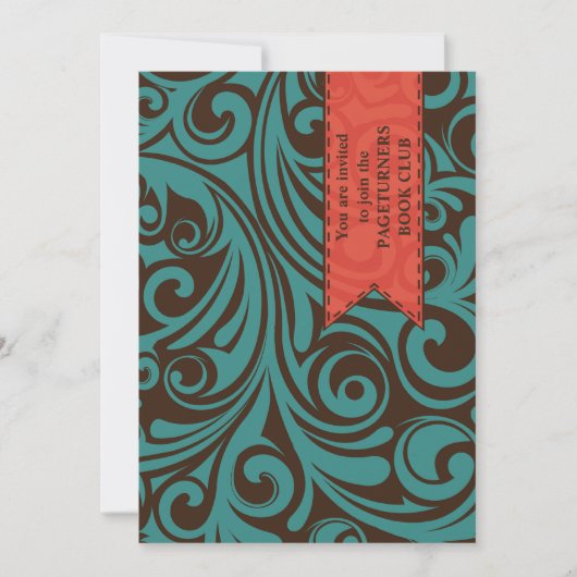 Uitnodiging tot bladwijzer Book Club (Voorkant)