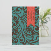 Uitnodiging tot bladwijzer Book Club (Staand voorkant)