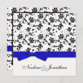 Uitnodiging tot blauwe bosjes (Voorkant / Achterkant)