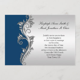 Uitnodiging tot  blauwe en zilverweddenschappen