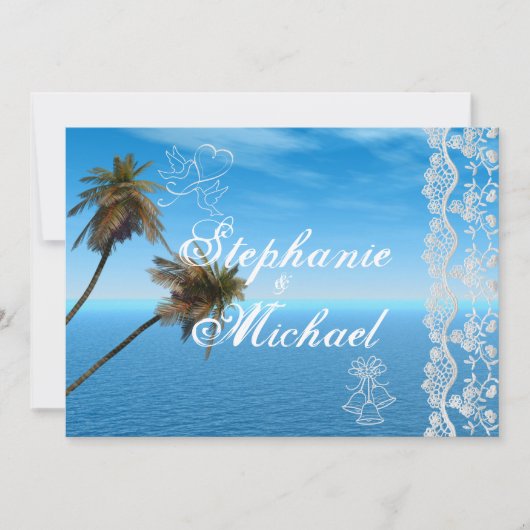 Uitnodiging tot blauwe Oceaan (Voorkant)