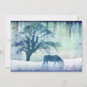 Uitnodiging tot blauwe paardenweddenschappen (Achterkant)