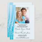 Uitnodiging tot blauwe weduwen (verticaal) (Voorkant / Achterkant)