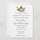 Uitnodiging tot Boerderij van het Barn Wedding (Voorkant)