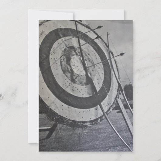 Uitnodiging tot boogschieten (Voorkant)