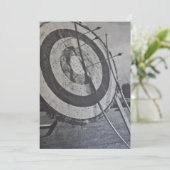 Uitnodiging tot boogschieten (Staand voorkant)