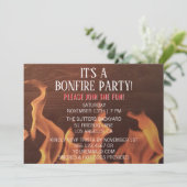 Uitnodiging tot brandweerfeest Rode Camp uit (Staand voorkant)