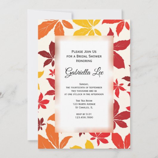 Uitnodiging tot Bridal-schoeisel met flarfkleppen (Voorkant)