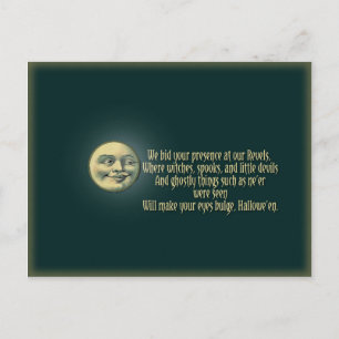 Uitnodiging tot Briefkaart van Halloween