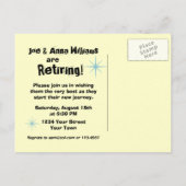 Uitnodiging tot Briefkaart van oproepende partij m (Achterkant)