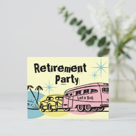 Uitnodiging tot Briefkaart van oproepende partij m (Staand voorkant)