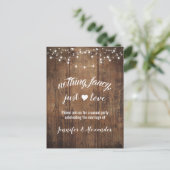 Uitnodiging tot briefkaart voor de sluiting van ee (Staand voorkant)