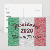 Uitnodiging tot Briefkaart voor gezinshereniging (Voorkant / Achterkant)