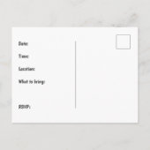 Uitnodiging tot Briefkaart voor gezinshereniging (Achterkant)