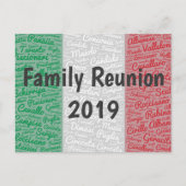 Uitnodiging tot Briefkaart voor gezinshereniging (Voorkant)