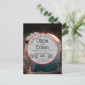 Uitnodiging tot briefkaart voor het strandbruiloft (Staand voorkant)