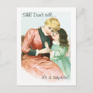 Uitnodiging tot Briefkaart voor verrassingspartije