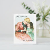 Uitnodiging tot Briefkaart voor verrassingspartije (Staand voorkant)