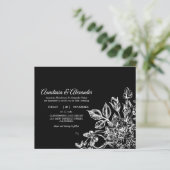  Uitnodiging tot bruiloft. (Staand voorkant)