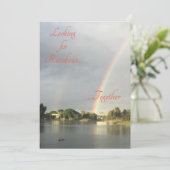 Uitnodiging tot bruiloft/aankondiging (Staand voorkant)