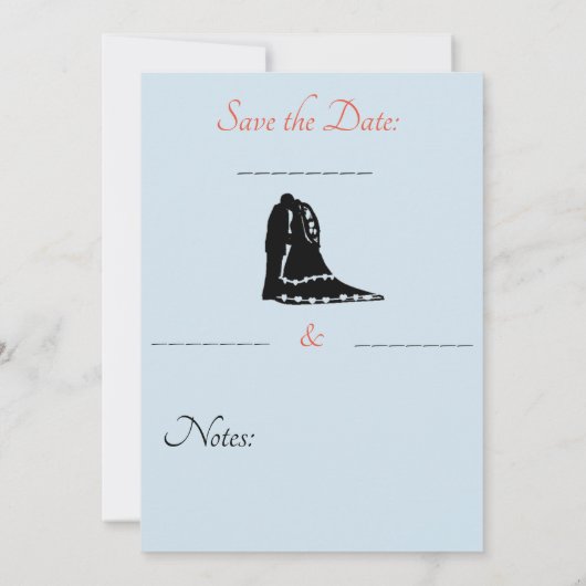 Uitnodiging tot bruiloft/aankondiging (Achterkant)