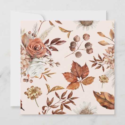 Uitnodiging tot bruiloft op het Plein van de Rusti (Achterkant)