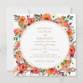 Uitnodiging tot bruiloft op het Plein van de Rusti (Voorkant)