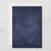 Uitnodiging tot bruiloft van marinekaarten (Achterkant)