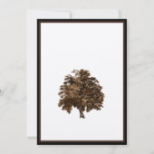 Uitnodiging tot bruin-eiken-bomen (Achterkant)