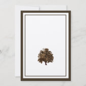 Uitnodiging tot bruin-eiken-bomen (Voorkant)