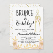 Uitnodiging tot brunch en bubbelbal (Voorkant / Achterkant)