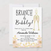 Uitnodiging tot brunch en bubbelbal (Voorkant)