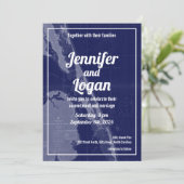 Uitnodiging tot buitenbankieren OBX NC  kaart (Staand voorkant)