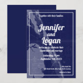 Uitnodiging tot buitenbankieren OBX NC  kaart (Voorkant / Achterkant)