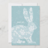 uitnodiging tot bunny Easter (Voorkant)