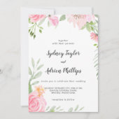 Uitnodiging tot Casual bruiloft van Spring Peony (Voorkant)